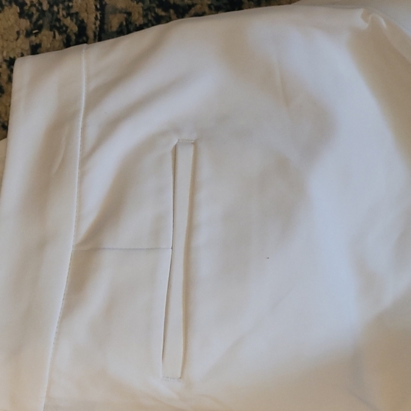 Chaps sz 8 long white shorts new with tags Bermuda length WS29 - Picture 5 of 5